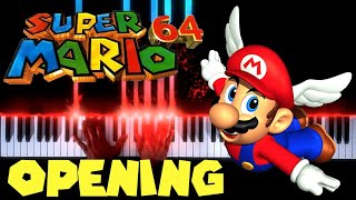 Super Mario 64 - Opening - Piano|Synthesia