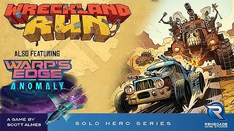 Now on Kickstarter: Wreckland Run - A Solo Game From The Creators Of Warps Edge