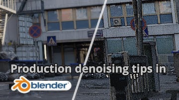 De-noising flickering animation (temporal de-noising) and tips!