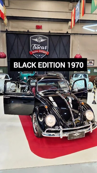 Que brilho foi esse? 😅🖤🇧🇷Fusca Black Edition 1970 no tapete vermelho!