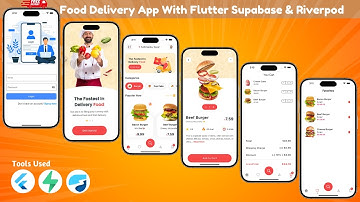 Complete Flutter Food Delivery App with Supabase & Riverpod