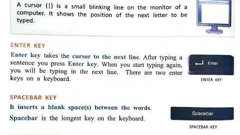 Std 2 Computer Ch 3 Keyboard Part 1