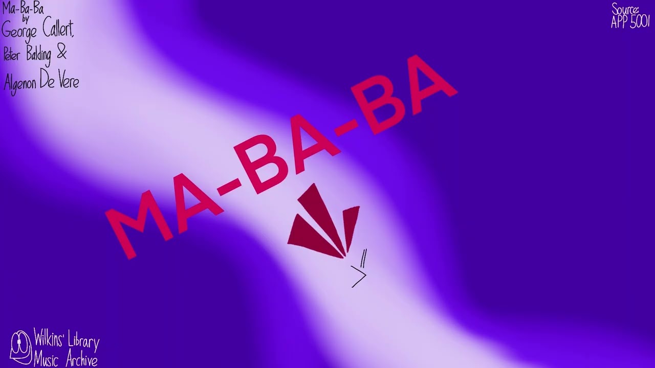 George Callert/Peter Balding/Algenon De Vere - Ma-Ba-Ba