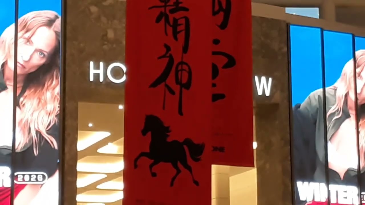 Another Lunar New Year are new signs at Square One Shopping Centre Mall