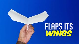 Easy to Make a Perfect Plane - Bird Paper Plane - how to make a paper airplane that flaps its wings