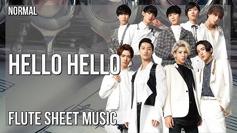 Flute Sheet Music: How to play Hello Hello by Snow Man
