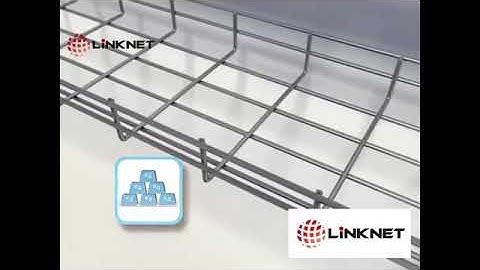 Linknet wire mesh cable tray   YouTube 360p