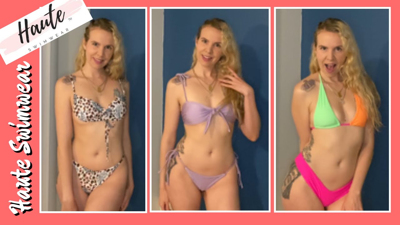 HAUTE SWIMWEAR BIKINI MINI HAUL & REVIEW Discount code included w