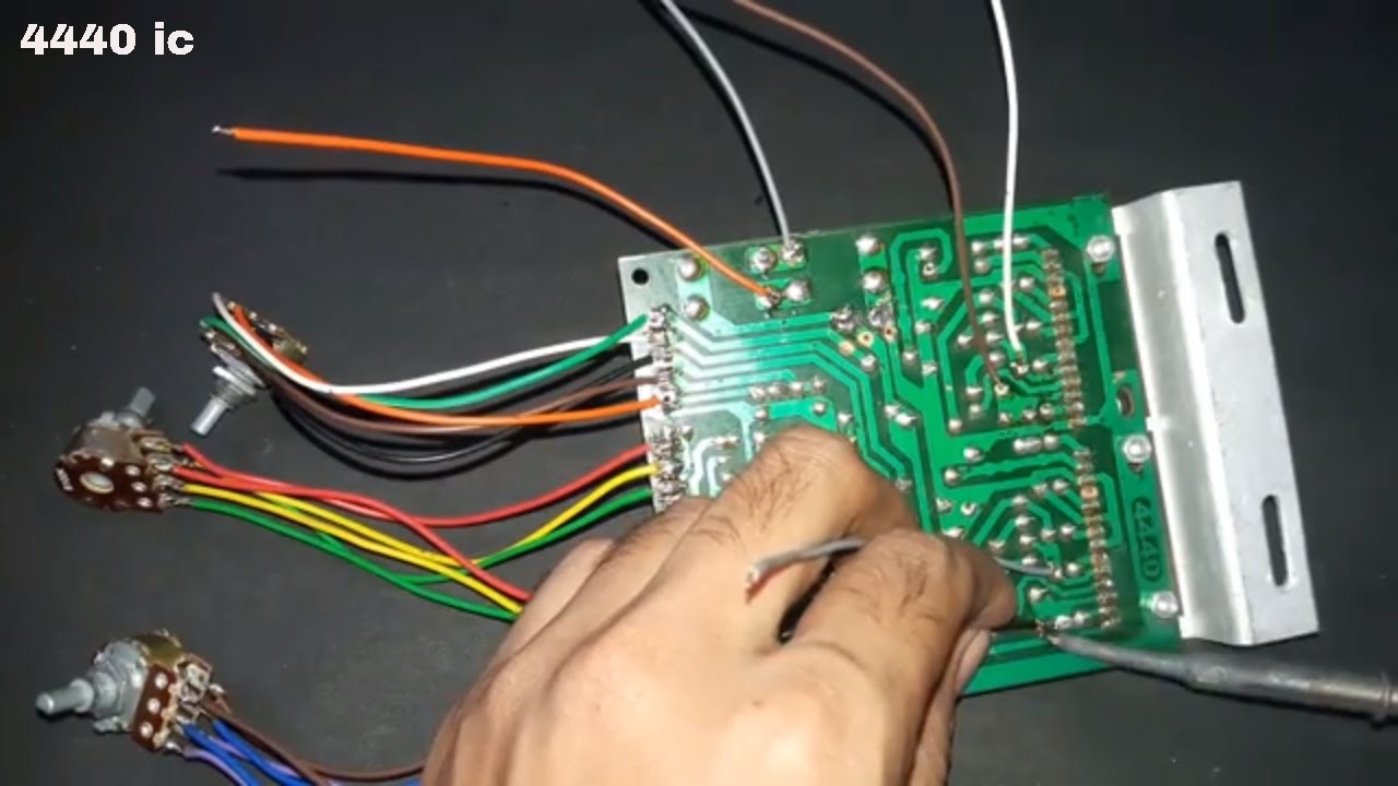 4440 Ic Board Full Wiring And A To Z Connections Detailed Youtube