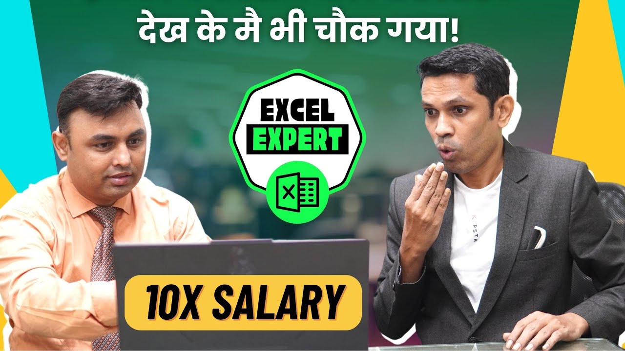 By becoming Microsoft Excel Expert, you can get 10X of your present salary | Ft. Vikas Bhardwaj