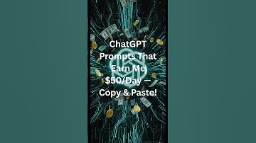 💰 ChatGPT Prompts That Make $50/Day (No Skills, No Products, Just Copy & Paste!) #chatgptprompts