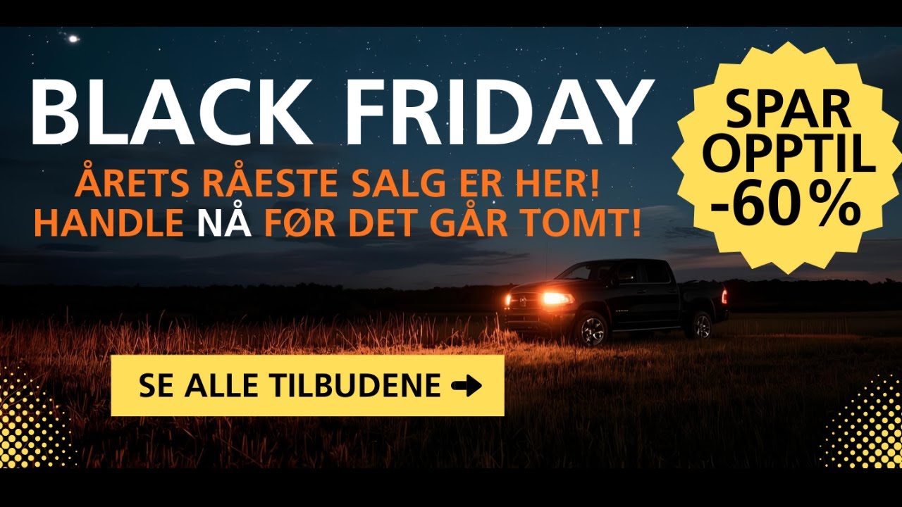 🔴BLACK FRIDAY med JDD Utstyr🔥