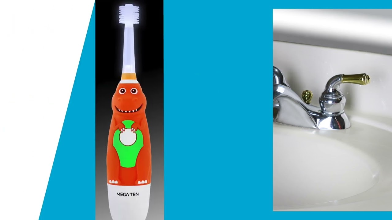 Brilliant Kid's Sonic Dinosaur Toothbrush | Kid's Electric Toothbrush | Brilliant Oral Care