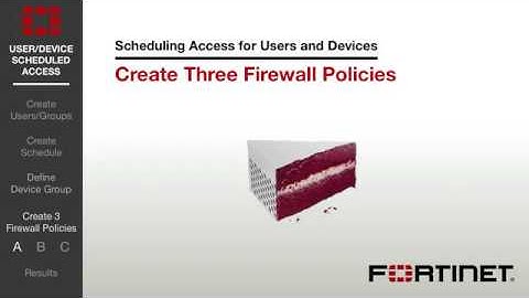 FortiGate Cookbook   User Device Scheduling 5 2