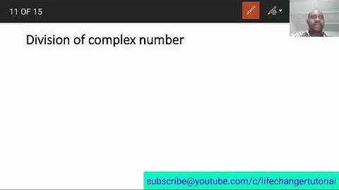 Division(Rationalization) Of a Complex Number