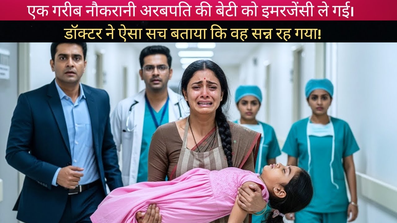 एक गरीब नौकरानी अरबपति की बेटी को इमरजेंसी ले गई — डॉक्टर ने ऐसा सच बताया कि वह सन्न रह गया!