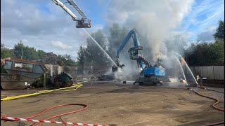 MP6: Two counties send firefighters to scrapyard blaze