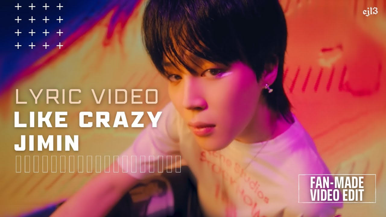 지민 (Jimin) Like Crazy Lyric Video - YouTube