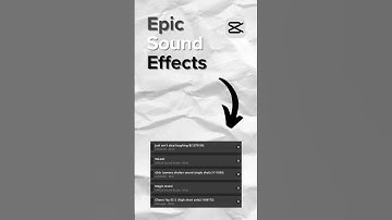Master Sound Effects in CapCut: Step-by-Step Guide