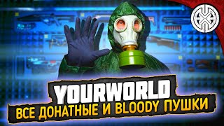 YOURWORLD ▶ СМОТРИМ ВСЕ ДОНАТНЫЕ И BLOODY ПУШКИ И ТЕСТИМ НА ВОЕНКАХ ◀ DEXED #PVE #DayZ