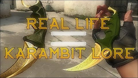 REAL LIFE Karambit Lore Unboxing || Elemental Knives