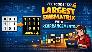Mar 17, 2026 - Leetcode Problem #1727. Largest Submatrix With Rearrangements