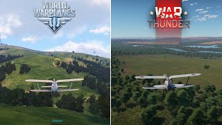 World Of Warplanes VS War Thunder (I-15 Seagull)