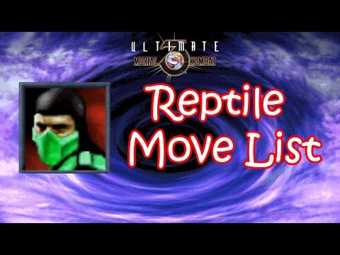 UMK3 - Reptile Move List
