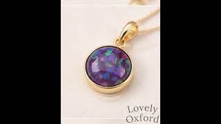 9ct Gold Circle Memorial Pendant | Ashes, Hair or Flowers | Hallmarked Birmingham Assay Office