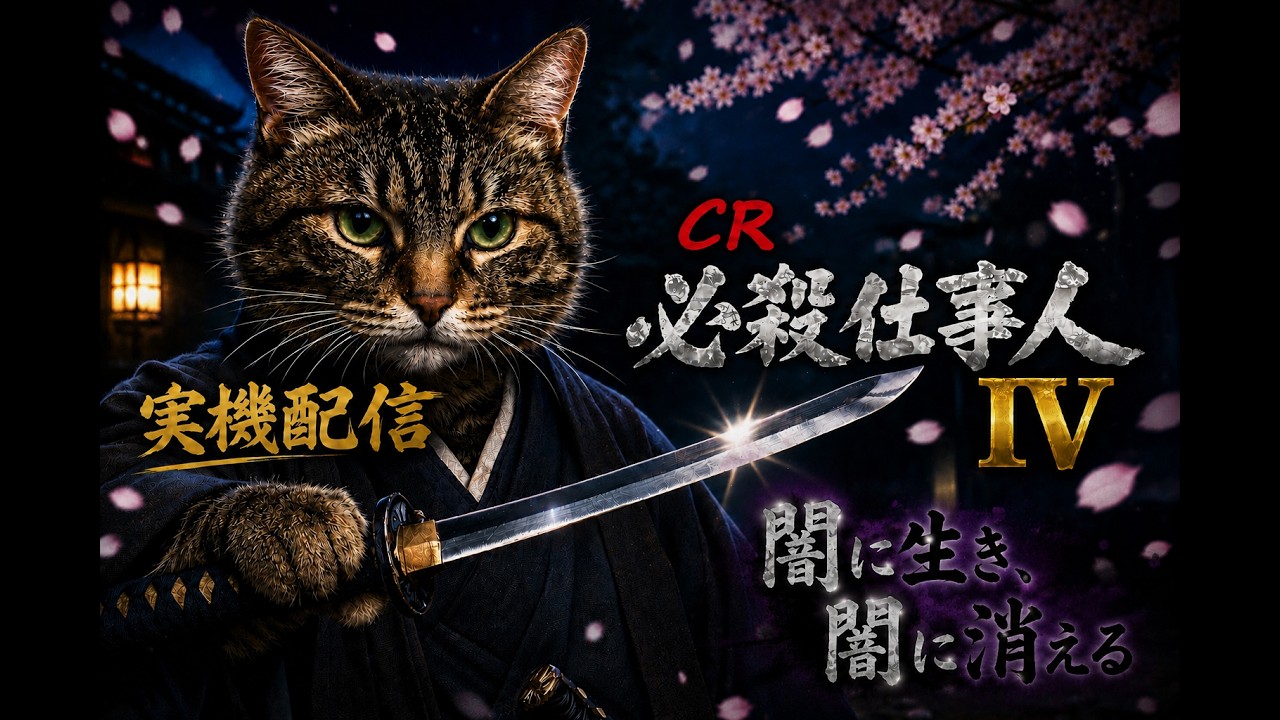 実機配信】CR 必殺仕事人Ⅳ｜闇に生き、闇に消える！ - YouTube