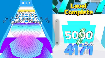 Canvas Run vs Number Master Run and Merge all levels gameplay walkthrough