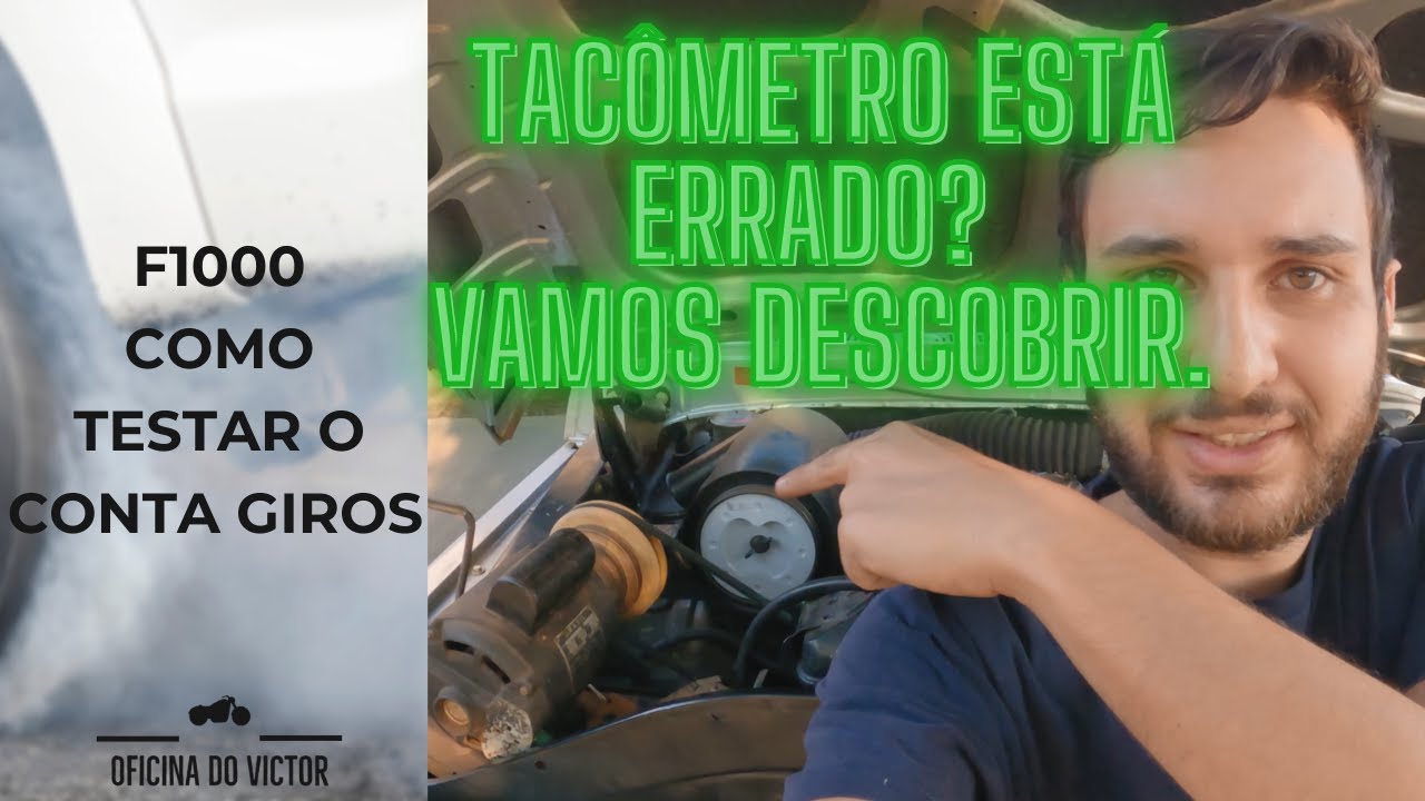 Teste em Casa o Conta Giros da Sua F1000 - Oficina do Victor