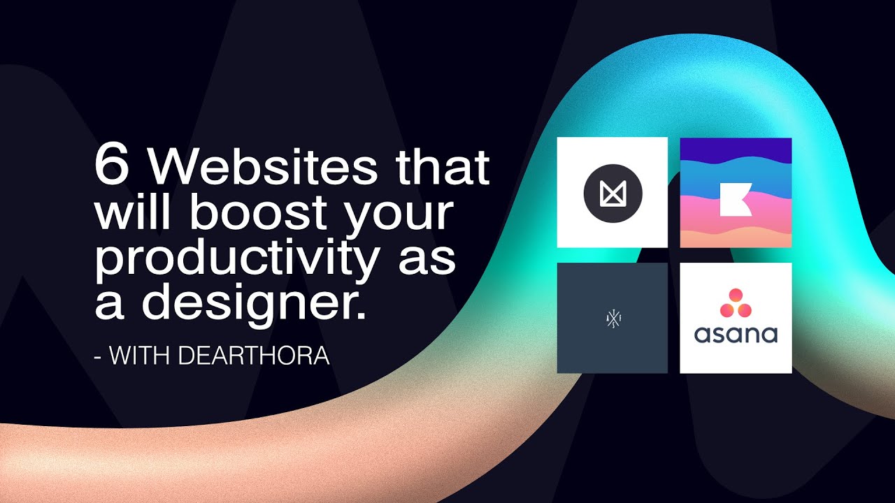 6 websites that will boost your productivity as a designer. - YouTube