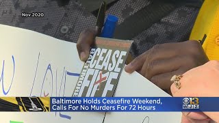 Baltimore Holds Ceasefire Weekend Calls for No Murders For 72 Hours