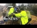 Dramatic kidnap rescue caught on camera