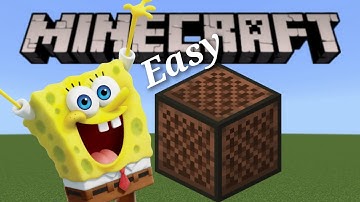 How to make SpongeBob Opening Theme in Minecraft (easy)