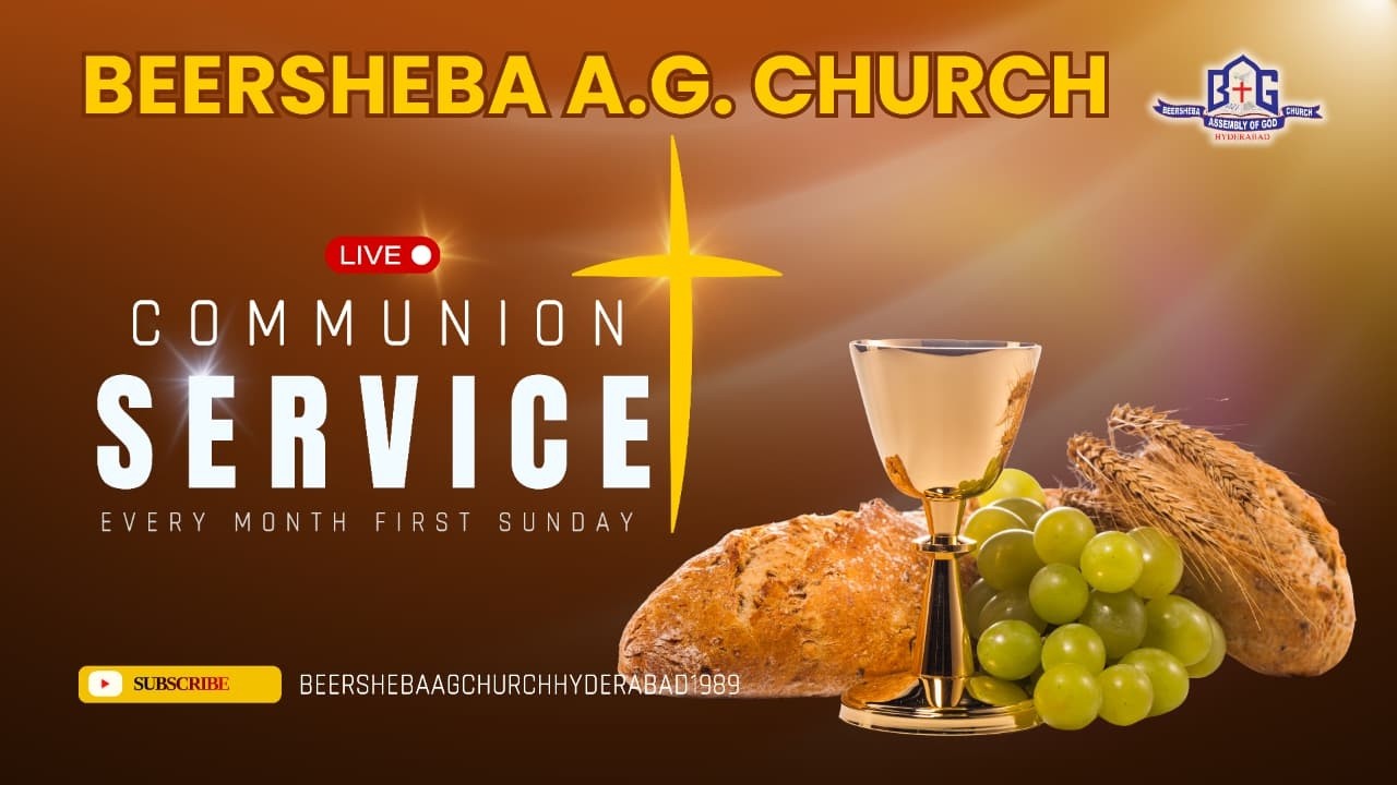 #live #sunday #second #service 01/03/2026 | BEERSHEBA AG CHURCH, HYDERABAD