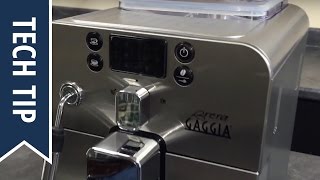 What the Indicator Lights Mean on a Gaggia Brera