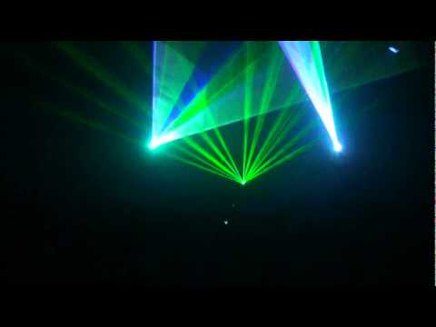 DE DE MOUSE laser show「untitled beats1」