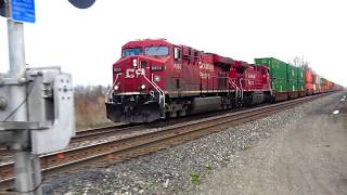 Amazing Triple Train Meet! CP CSX and NS!