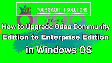 How to Upgrade your Odoo Community Edition to Enterprise Edition in Windows OS
