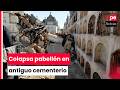 Ica: reportan daños en cementerio tras sismo de 6.1