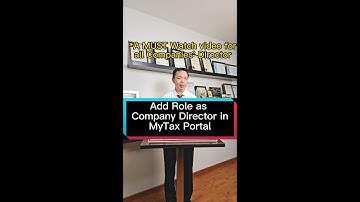 Add Role as Company Director in MyTax Portal