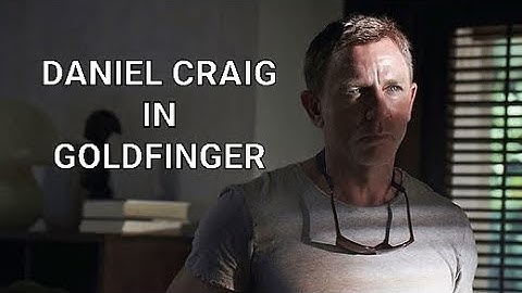 Daniel Craig - James Bond 007 - In Goldfinger 1964 Gunbarrel.