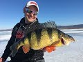 Ice Fishing for GIANT PERCH on the Mississippi River in Minnesota - In-Depth Outdoors TV  12, E 13