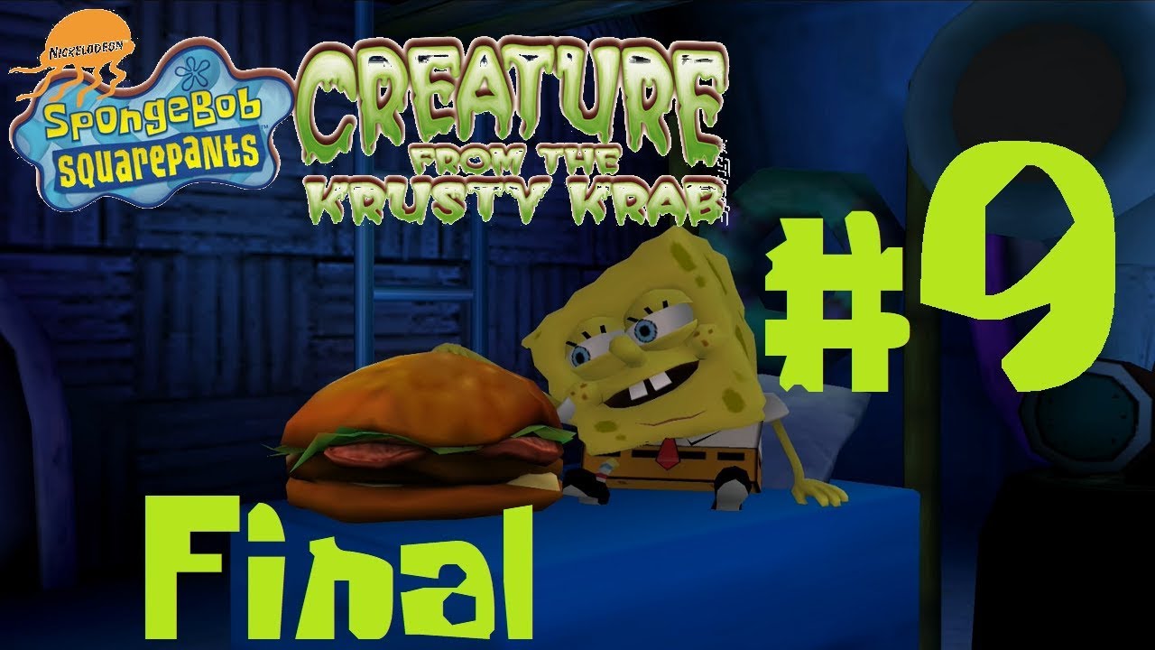 Губка Боб, существо из Красти Краб - Уровень 9 (финальный) (Гипнотическое шоссе) (1080p)