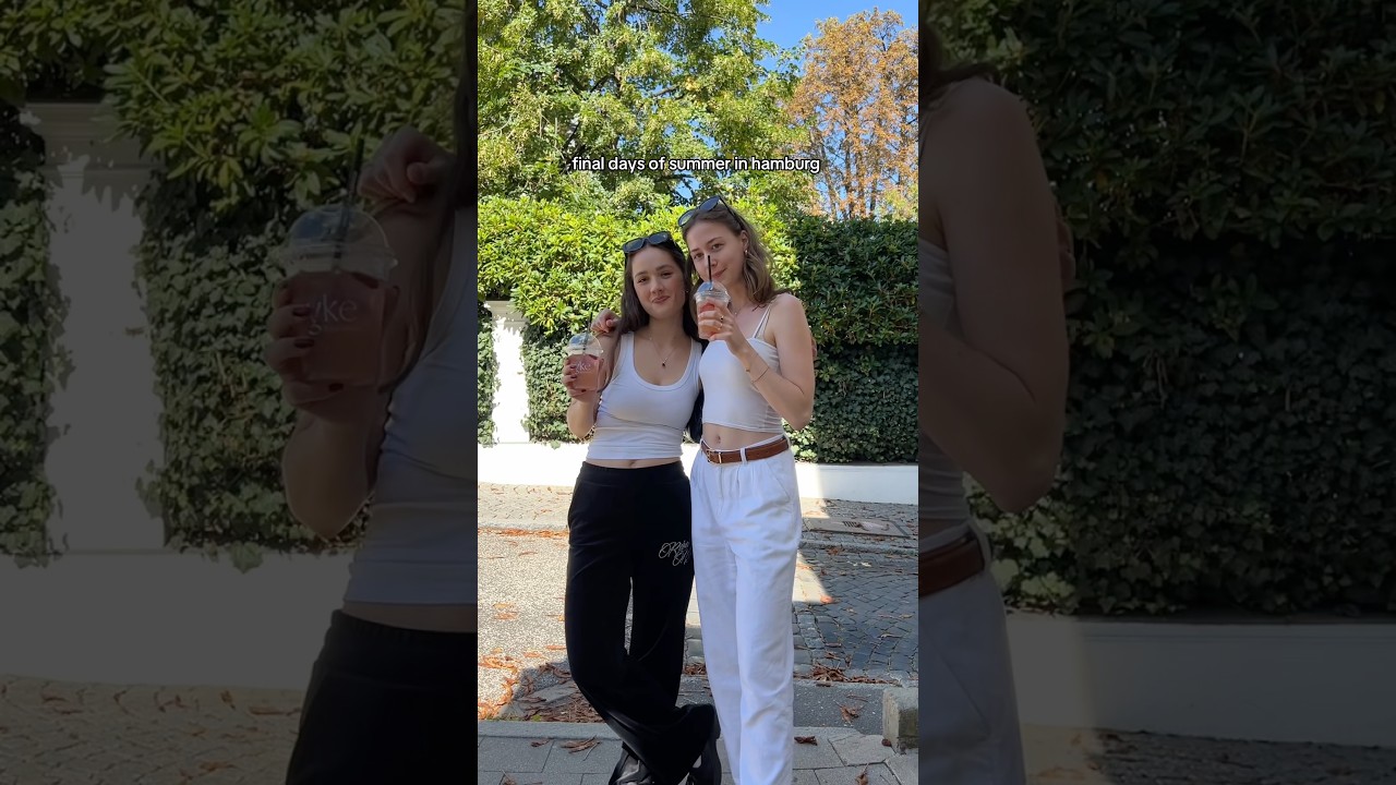 POV: final days of summer in hamburg 🧡