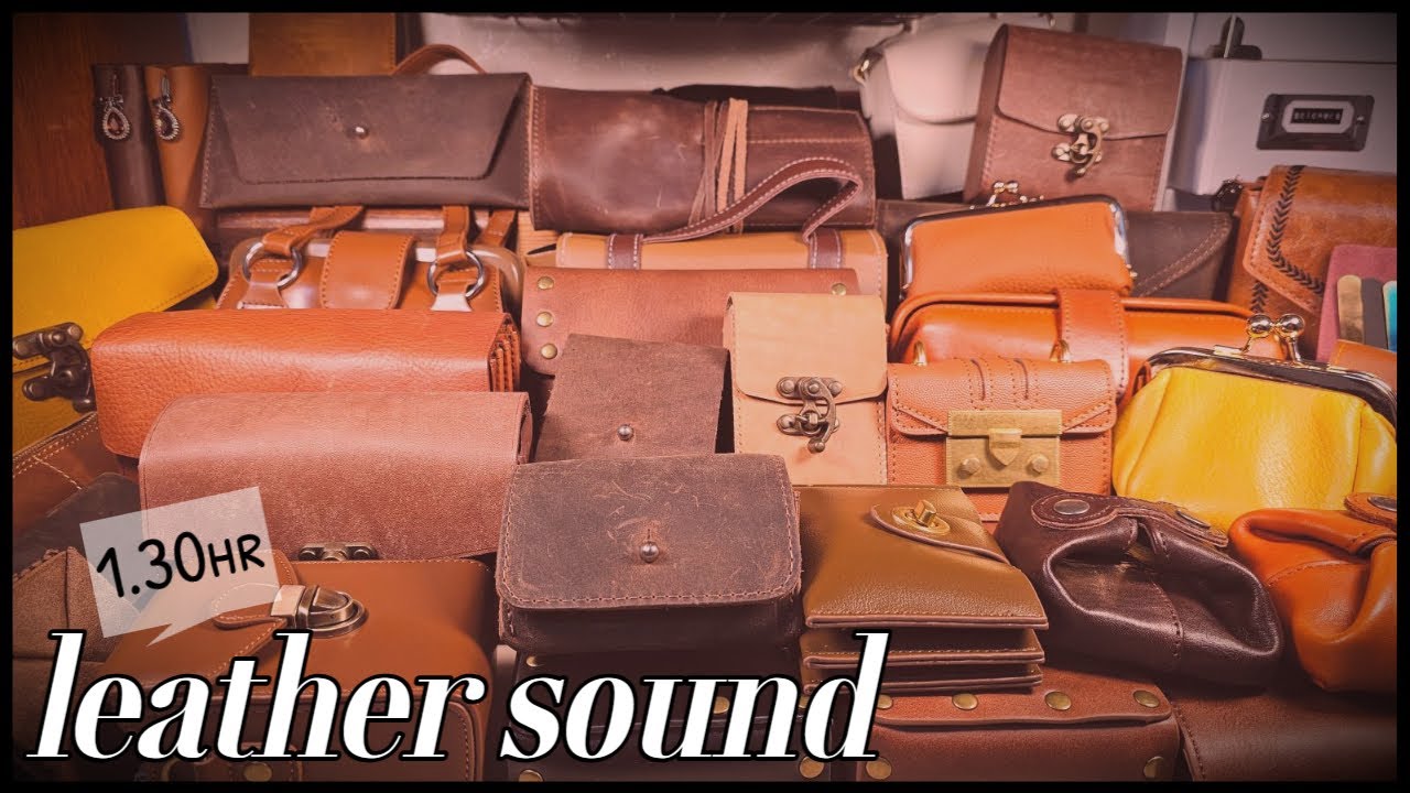 ASMR | 36 кожаных звуков для сна и глубокого отдыха😴 | Кожа Touch&Tapping | 1hour 30minutes