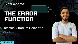 Error Function Basic Overview /Probability Integral ||Exam Mentor||BSC MSC ||Physics Math||NET UG ||