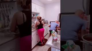 Funny Wife butt slapping Tiktok challenge